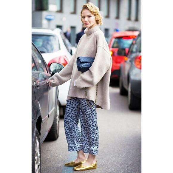 Vera Wang Lavender Ballet Flats | Gold Metallic Snake Leather Made in Italy EUC - Picture 8 of 16